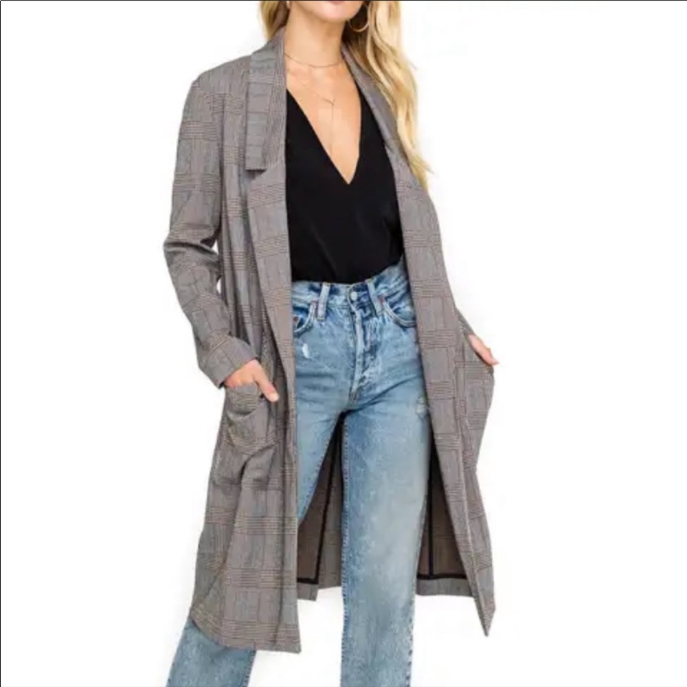 Astr the Label Long Blazer Jacket